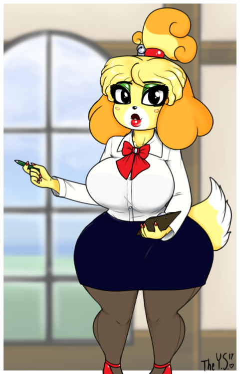 theyands:  Huh: for a private meeting, Izzy sure is well dressed. Hmmmmm…Looks like she has something special planned for her favorite mayor~