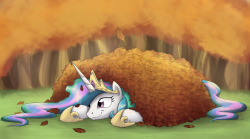 A Celestial pile of leaves by otakuap D'AWWW!