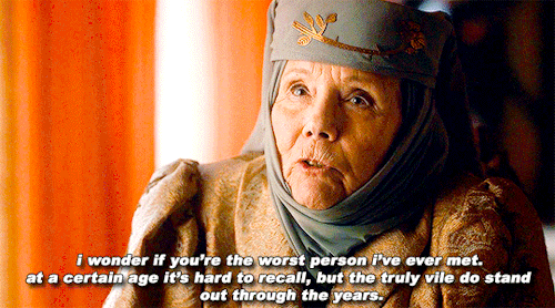 c-sand: rest in peace dame diana rigg, thanks for owning game of thrones