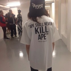 a-bathing-ape:  a-bathing-ape:  Ape Shall