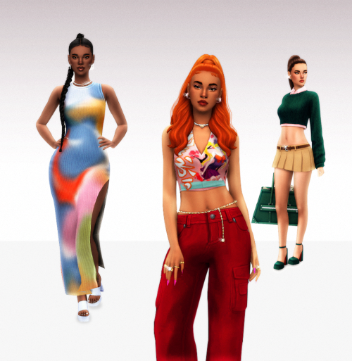 pr catchupfrom left to right:hair by qicc, simcelebrity (unreleased), hair by simcelebrityoutfi