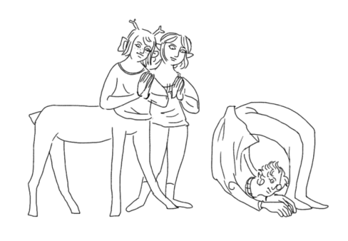 ninakoll:HEY FOLKS… heres some randomly picked dnd drawings from the past month or so. ive been draw