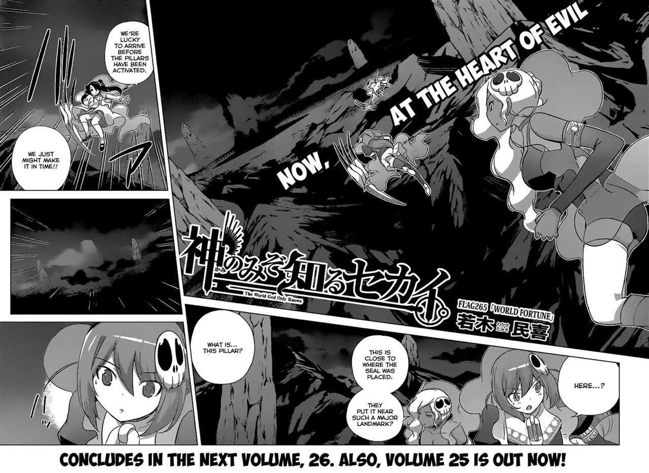 sleeptakugm:  The World God Only Knows Ch 265  Satyr has some weird stuff…the f*ck