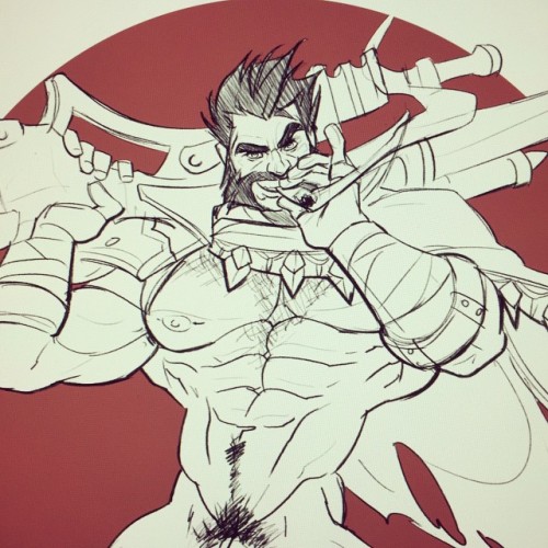 dizdoodz:  Graves! #dizdoodz #graves #league #lol #bara #sketch