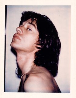 figililly:    Mick Jagger  “Andy Warhol”