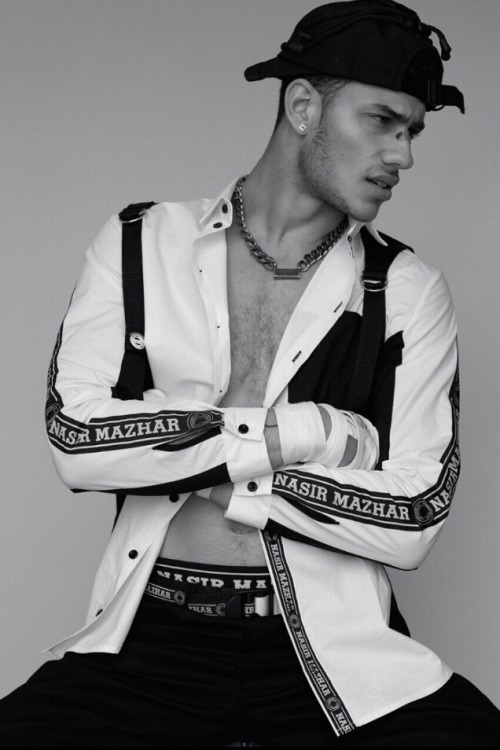 ayazt:  Jordan Matheson wearing Nasir Mazhar for a story in Wonderland magazine 
