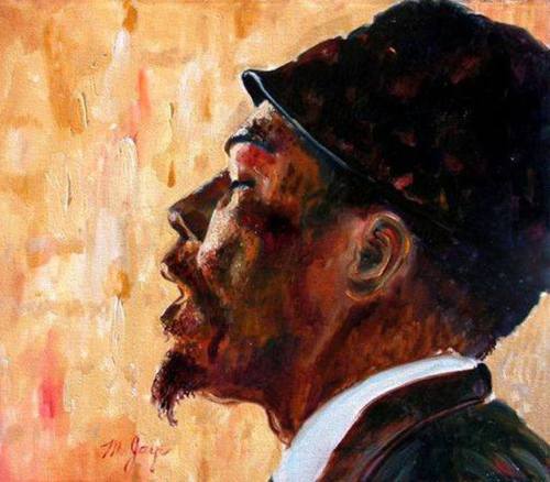 Thelonious Monk   -    Merryl JayeAmericanOil on canvas