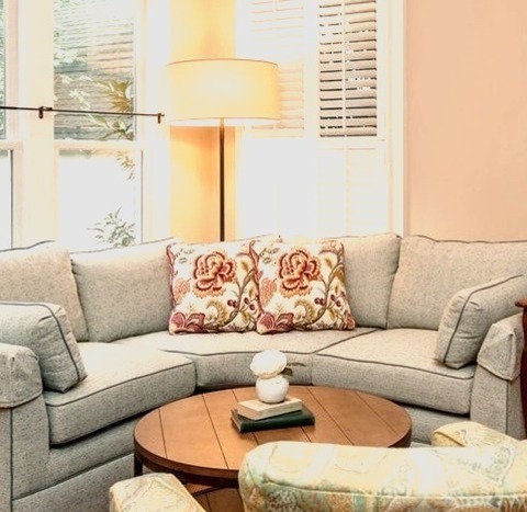 Compact In Raleigh Small Traditional Sunroom Design With A Light Wood Floor And A Regular Ceiling.