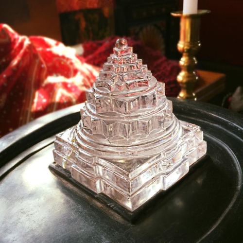 Spatik (rock cristal) Shri Yantra