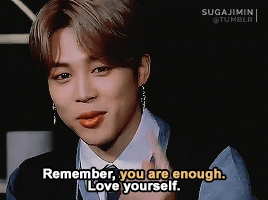 Some Comforting Words From Jimin