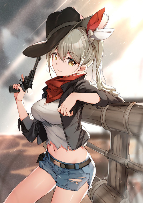 Bison倉鼠 | @bison1bison |   Cowgirl   | Source• permissions granted / please support the artist’s art