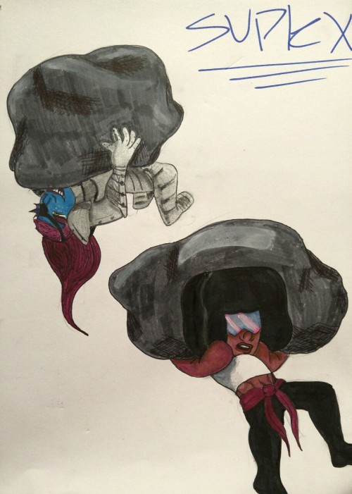 fangirlfanarts:  *Undyne and Garnet suplex adult photos