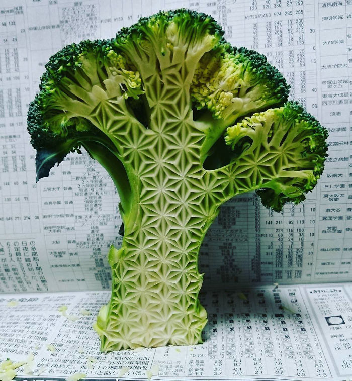 foodffs:  Unbelievable Food Carvings By Japanese Artist “Gaku” Really nice recipes.