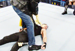 yesamanias-deactivated20140316:  Jake Roberts makes sure the Shield have become acquainted
