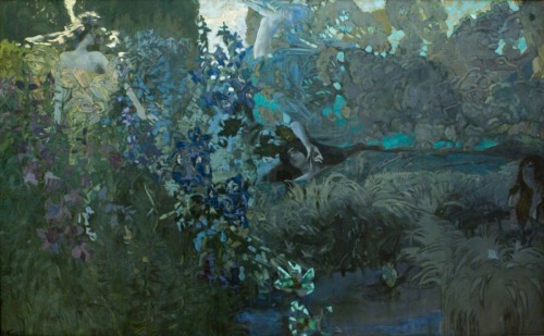 Outstanding russian artist and sculptor Mikhail Vrubel, who felt the upcoming pestilence of the Octo