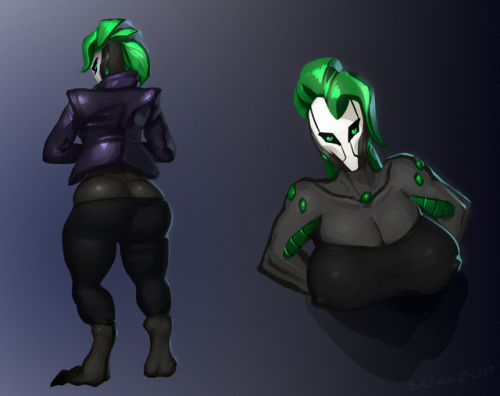 borisalien: Eden’s Junk A little more than she usually sports. Speedpainting of Fallen’s character Eden.   You can support my work on Patreon! 