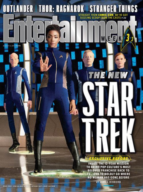 psychoanthrowalker:entertainmentweekly:Set Phasers to StunStar Trek: Discovery is boldly going where