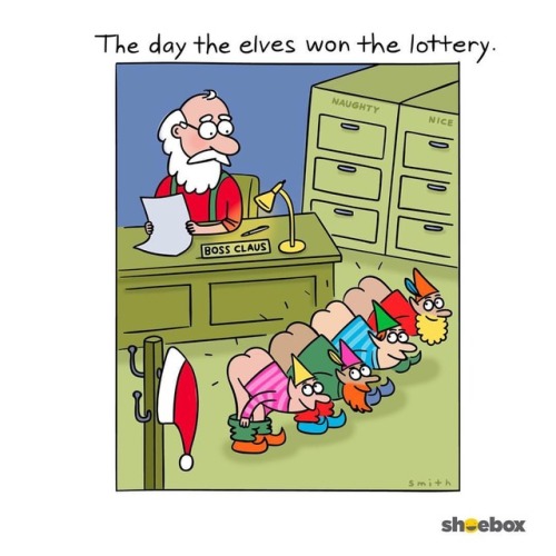 Brb, buying a lottery ticket. #Holidays #Christmas #cartoon #Funny #lottery