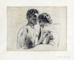 dappledwithshadow: Edvard MunchMan and Woman1914