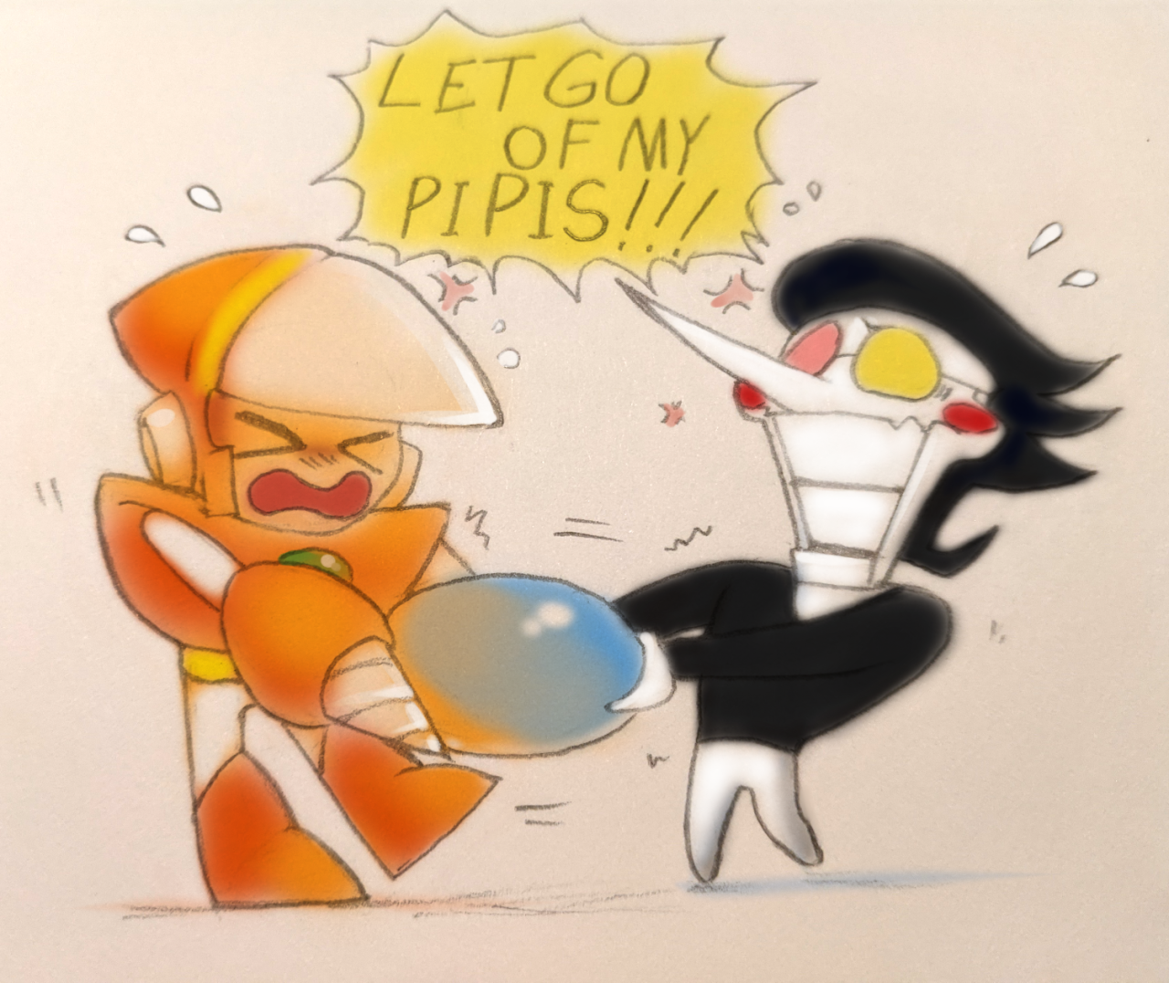 Crashman and Spamton have joint-custody of pipis, true gamer fact.