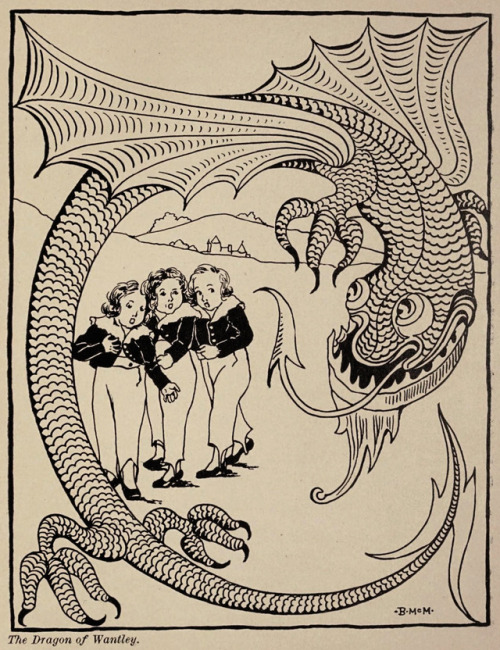 Blanche McManus (1869-1935), ‘The Dragon of Wantley’, “Told in the Twilight: Stori