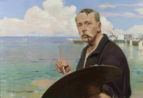 Feliks Michał Wygrzywalski (Polish, 1875-1944)  Self-Portrait   