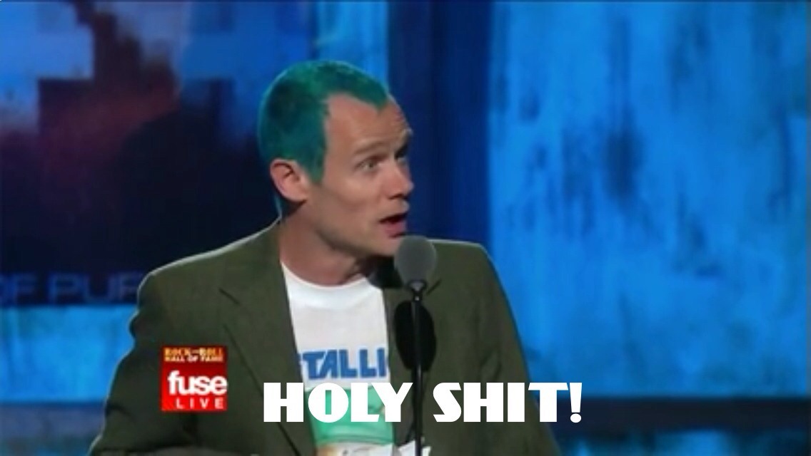 stairwaytosuburbia:  Flea about Metallica: “when i hear them i say WHAT THE FUCK?