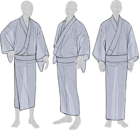 tanuki-kimono:  Kimono drawing guide ½, by Kaoruko Maya (tumblr, pixiv, site). Booklet