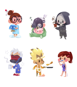 tinysnails:  little OW dudes. this is a few months old – i want to re-work these when i have time 