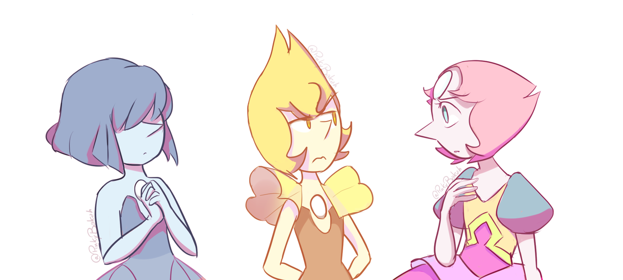 pinkybakah: doodling some pearls~ QwQ
