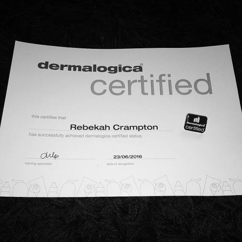 Had a great week training with @dermalogicauk last week at #Derby #training learnt some new things w