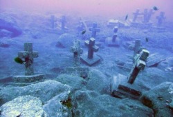 Underwater graves in Wales