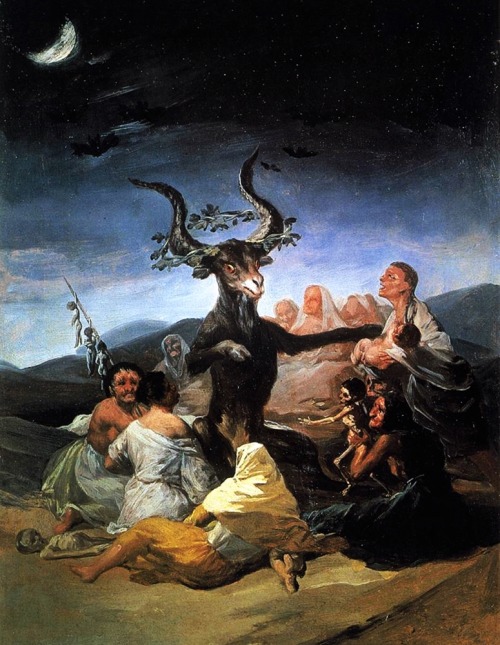 Witches Sabbath by Francisco de Goya, 1798.