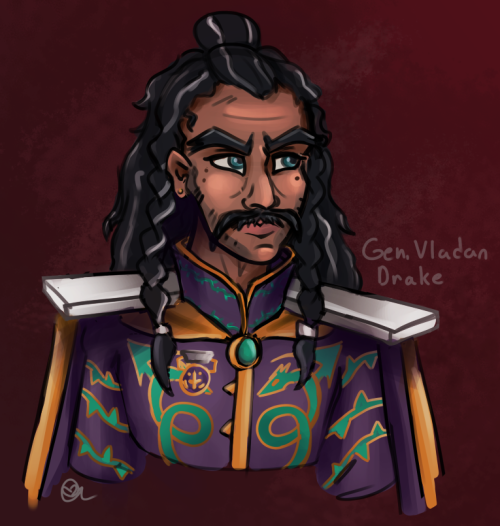 that-wizard-oki:I haven’t drawn Vladan Drake (Mali and Cy’s father) since 2016, so I dec