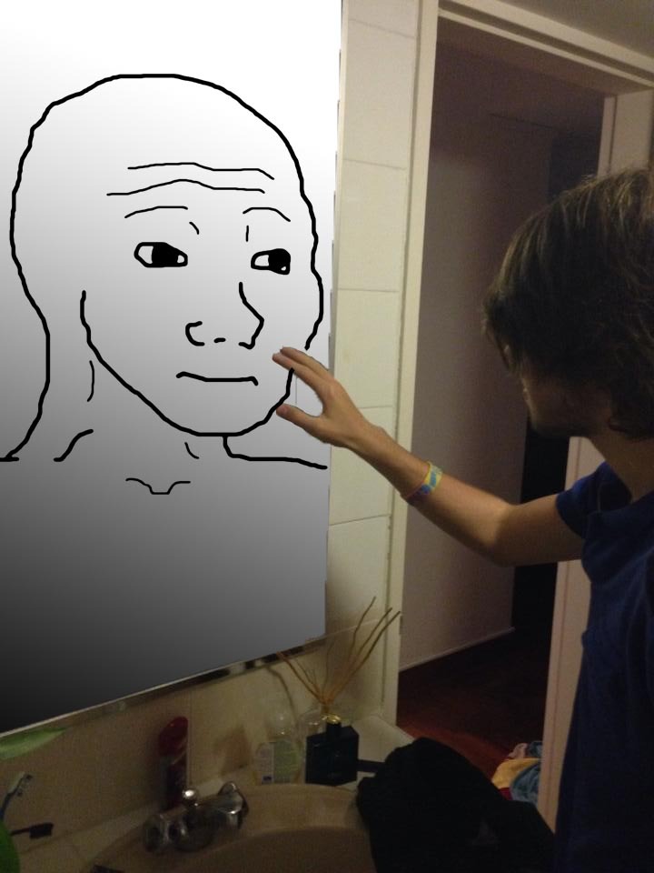 vapor-man:  When will they see what my reflection really looks like?