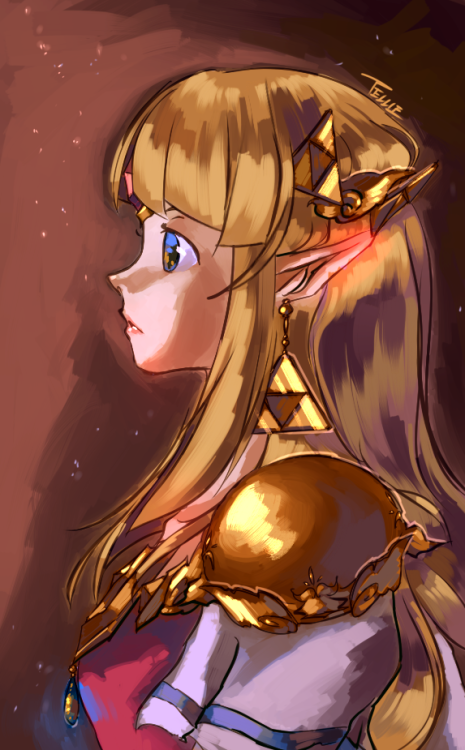 tellie-tale:   More doodling so I ended up drawing Albw Zelda. drew her accessories a little differently here .u.     but <3 her design    