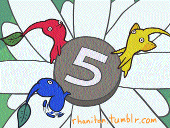 davidsherenow:  rhanitan:  Pikmin hard at work.  Another awesome GIF from friend from work and college!  I love the yellow one!