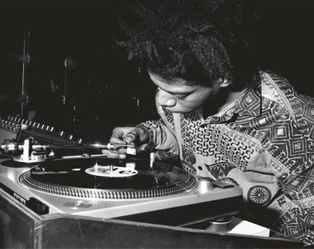 twixnmix:    DJ Basquiat on the turntables at AREA nightclub.Photos by Ben Buchanan,