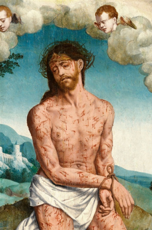 Bartholomäus Bruyn the Elder - Christ as the Man of Sorrows.