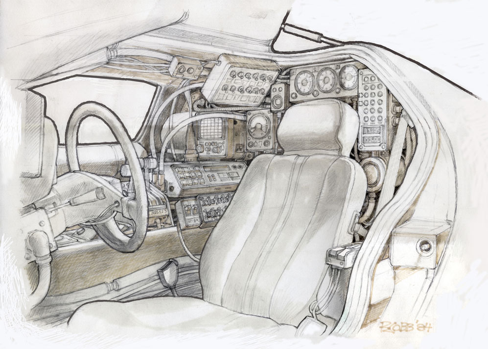 rocketumbl: BTTF  De Lorean Ron Cobb 