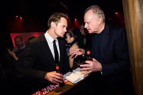 favescandis: New photos of Alexander Skarsgård, Stellan Skarsgård, Tarik Saleh, Gustaf Skarsgård and