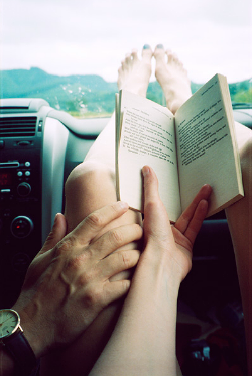 tenderdominance:  Keep reading to me, little one. I love the sound of your voice. We can drive for miles and miles…and I’ll never get tired of hearing you talk.  Mmm, I’d die of happiness if someone said that to me. He’s older than her