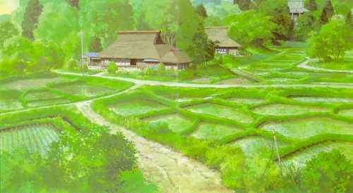 susuwatori - Pom Poko scenery