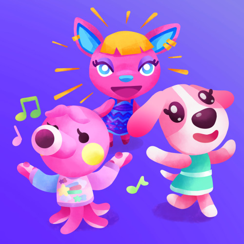 and for fun, the pink gang all together!