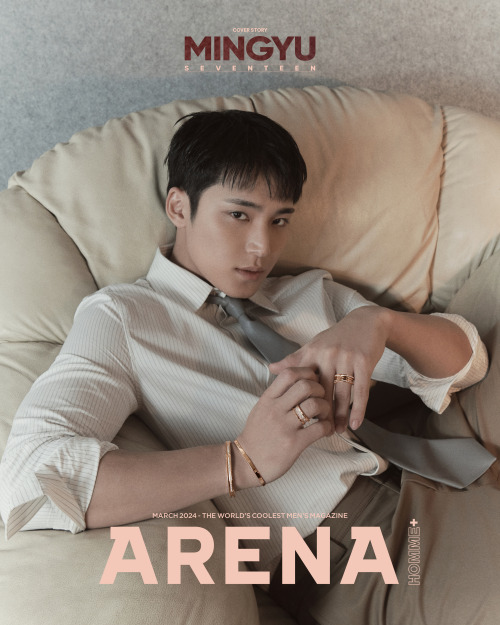 MINGYU For Arena Homme+ Korea, March 2024