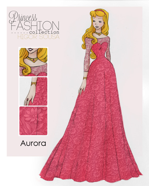 bookcharactersthough:girlsbydaylight:Princess Fashion Collection by HigSousaOmg YAAS