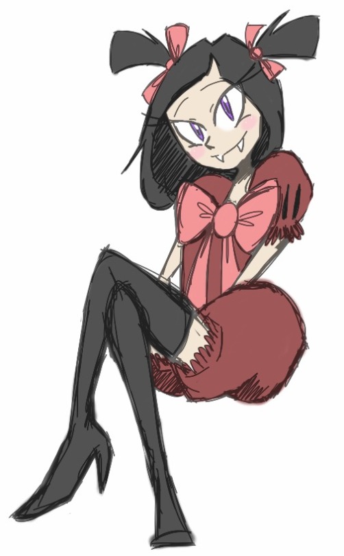 slbtumblng:  Humanized Muffet. Muff! :o   muffin~ <3