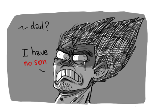 stupidoomdoodles:  vegeta got his priorities straight 