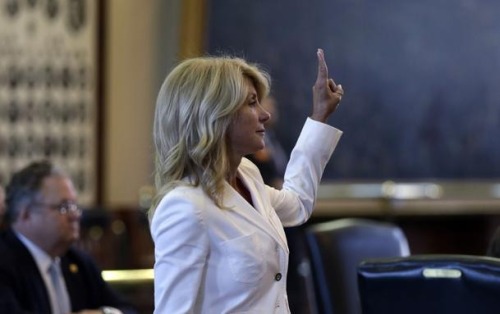 theovarianbarbarian:kat1712:Senator Wendy Davis is a fucking badass.There’s this bill that they are 