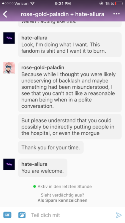 rose-gold-paladin: At least they said “you’re welcome” Do not engage @allura-is-a-